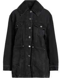 Ganni - Denim Outerwear Organic Cotton, Recycled Cotton - Lyst