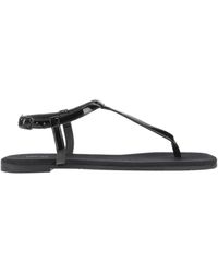 Osklen Toe Strap Sandals - Black