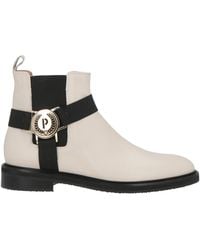 Pollini - Ankle Boots Leather, Textile Fibers - Lyst