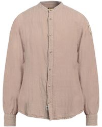 Blauer - Khaki Shirt Linen - Lyst