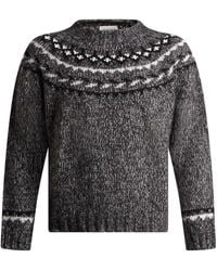 P.A.R.O.S.H. - Charcoal Sweater Alpaca Wool, Polyester, Wool, Cashmere - Lyst