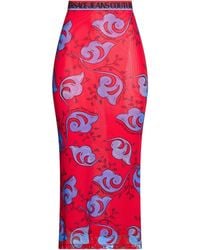 Versace Jeans Couture - Midi Skirt - Lyst