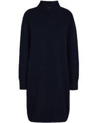 Gran Sasso - Mini Dress Virgin Wool, Viscose, Cashmere - Lyst