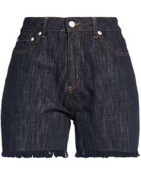 Officine Generale - Denim Shorts - Lyst