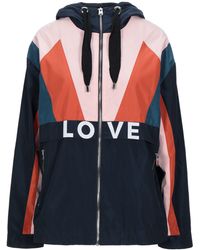 Maje Blima Windbreaker Jacket - Blue