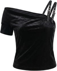 Versace Jeans Couture - Top Polyester, Elastane, Cotton, Acetate - Lyst