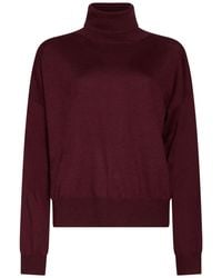 Artichoke - Burgundy Turtleneck Merino Wool - Lyst
