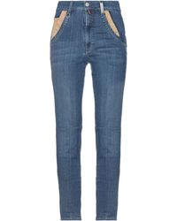 High - Denim Trousers - Lyst