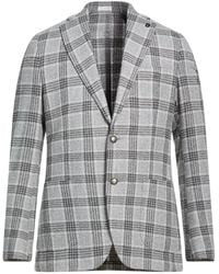 BRERAS Milano - Charcoal Blazer Viscose, Virgin Wool, Polyamide - Lyst