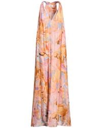 Ottod'Ame - Maxi Dress Cotton, Silk, Viscose - Lyst