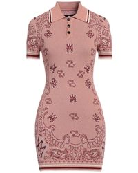 Amiri - Mini Dress Cotton, Viscose, Polyamide - Lyst
