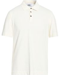 Alpha Studio - Ivory Polo Shirt Cotton, Elastane - Lyst