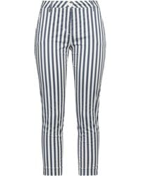 White Wise - Pants Cotton, Elastane - Lyst