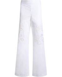 Moschino - Pants Cotton, Elastane - Lyst