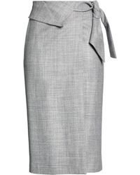 Genny - Midi Skirt Wool, Viscose, Polyamide - Lyst