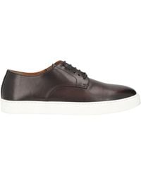 Doucal's - Dark Sneakers Leather - Lyst