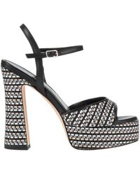 J.A.P. JOSE ANTONIO PEREIRA - Sandals Natural Raffia - Lyst