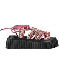 Agl Attilio Giusti Leombruni - Coral Sandals Textile Fibers - Lyst