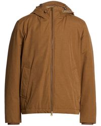 Woolrich - Camel Jacket Cotton, Polyester, Polyamide - Lyst