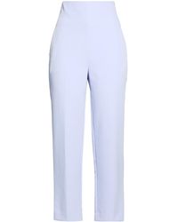 Blugirl Blumarine - Lilac Pants Polyester, Elastane - Lyst