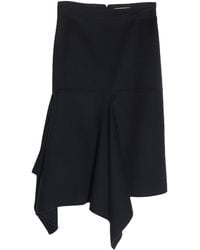 Jupe midi Synthétique Ports 1961 en coloris Noir Femme Vêtements Jupes Jupes mi-longues 