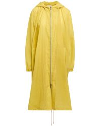 Gentry Portofino - Overcoat & Trench Coat Linen, Polyester - Lyst