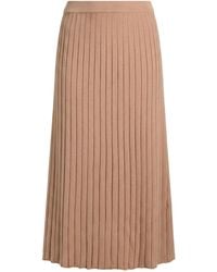Carla G - Midi Skirt Viscose, Polyester, Nylon - Lyst