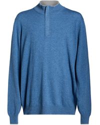 Gran Sasso - Turtleneck Virgin Wool, Viscose, Cashmere, Polyester, Polyurethane - Lyst