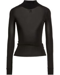 Courreges - T-Shirt Viscose, Elastane - Lyst