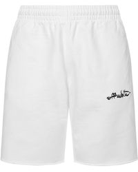Uomo Abbigliamento da Shorts da Shorts cargo multitasche Shorts sportivi con stampa di Off-White c/o Virgil Abloh in Blu per Uomo 30% di sconto 