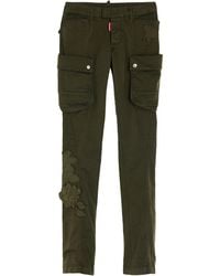 DSquared² - Military Pants Cotton, Elastane - Lyst