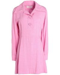 Ami Paris - Mini Dress Viscose, Silk - Lyst