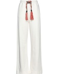 Femme Vêtements Pantalons décontractés Pantalon Coton Dondup en coloris Gris élégants et chinos Pantalons longs 