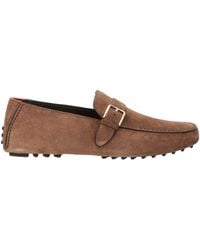 Santoni - Loafers Leather - Lyst