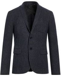 Bikkembergs - Midnight Blazer Wool, Polyester - Lyst