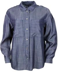 Armani Exchange - Camicia Jeans - Lyst