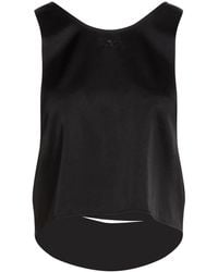 Courreges - Top Acetate, Polyester, Polyamide, Elastane - Lyst