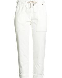 Dismero - Ivory Pants Cotton, Elastane - Lyst