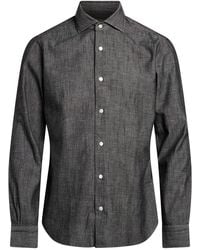 Barba Napoli - Denim Shirt Cotton - Lyst