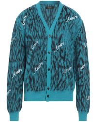 Amiri - Cardigan Alpaca Wool, Nylon, Mohair Wool - Lyst