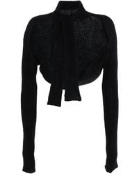 Masnada - Shrug Mohair Wool, Polyamide, Wool - Lyst