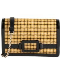Roger Vivier - Cross-Body Bag Textile Fibers, Leather - Lyst
