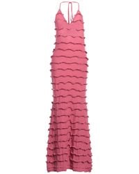 Blumarine - Maxi Dress Viscose, Polyester - Lyst