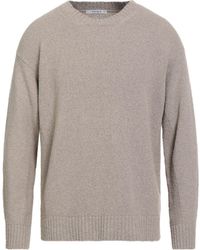 Kangra - Taupe Sweater Cotton, Polyester, Polyamide - Lyst