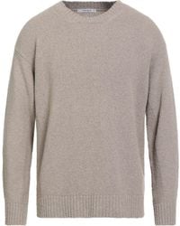 Kangra - Taupe Sweater Cotton, Polyester, Polyamide - Lyst