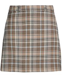 GANT - Mini Skirt Recycled Polyester, Wool - Lyst