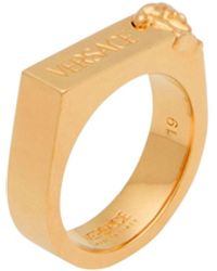 Versace - Ring Metal - Lyst