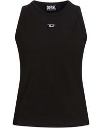 DIESEL - Tank Top Cotton, Elastane - Lyst