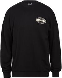 EA7 - Sweatshirt Cotton - Lyst