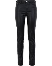 Karl Lagerfeld - Skinny Metallic Denim Pants Jeans Cotton, Polyester, Elastane - Lyst